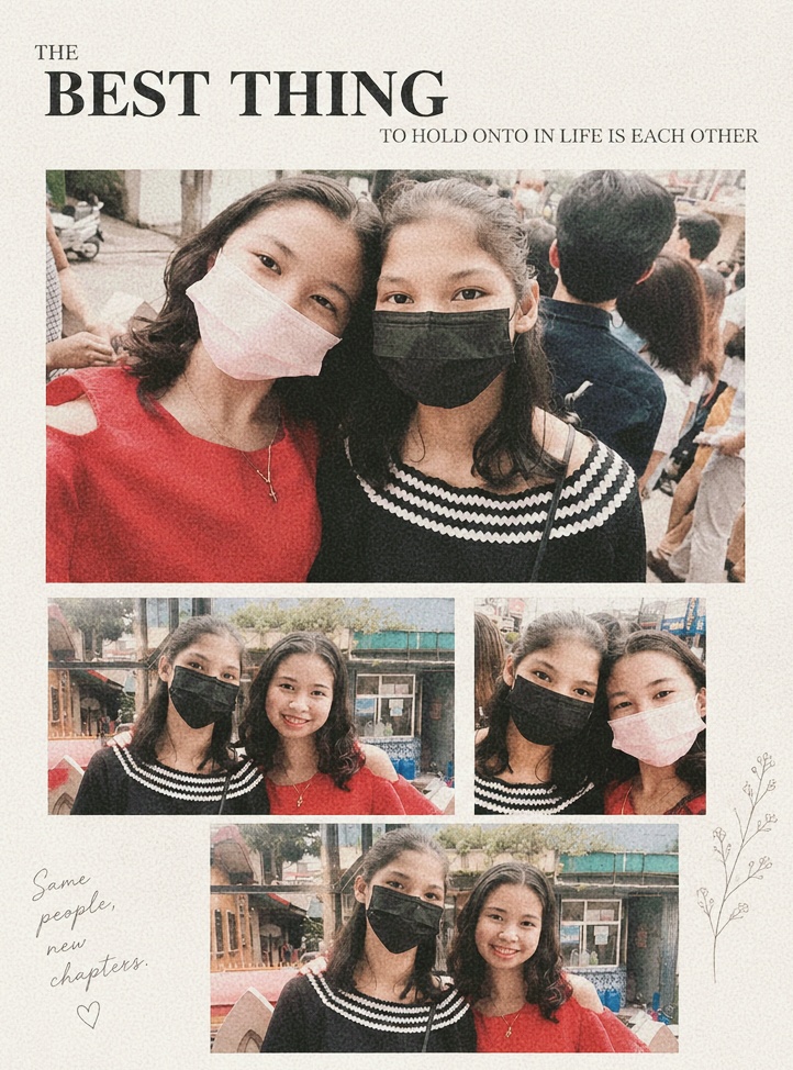 This is our first time to see each other